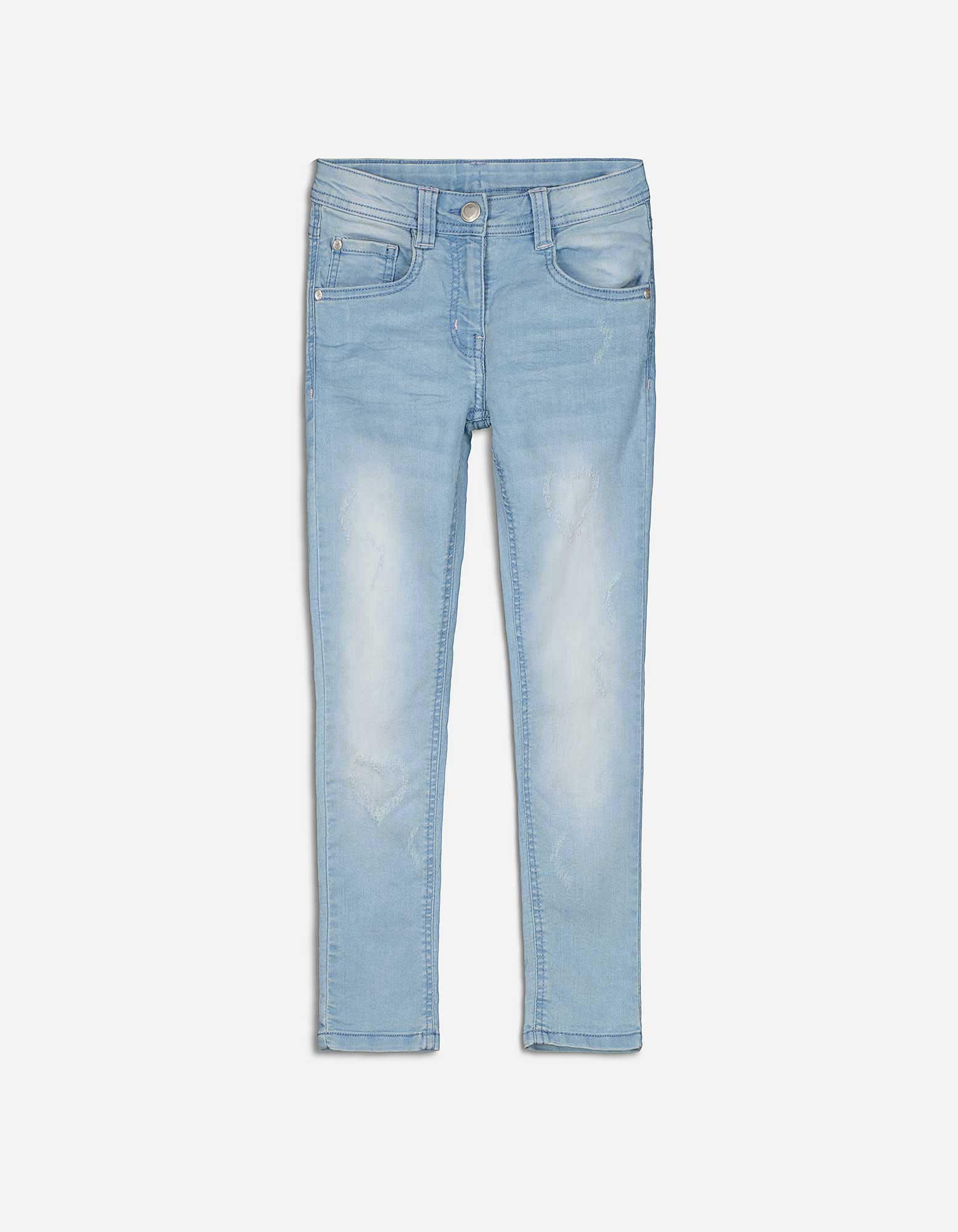 Kinder Jeans - Verstellbare Bundweite, Takko, hellblau