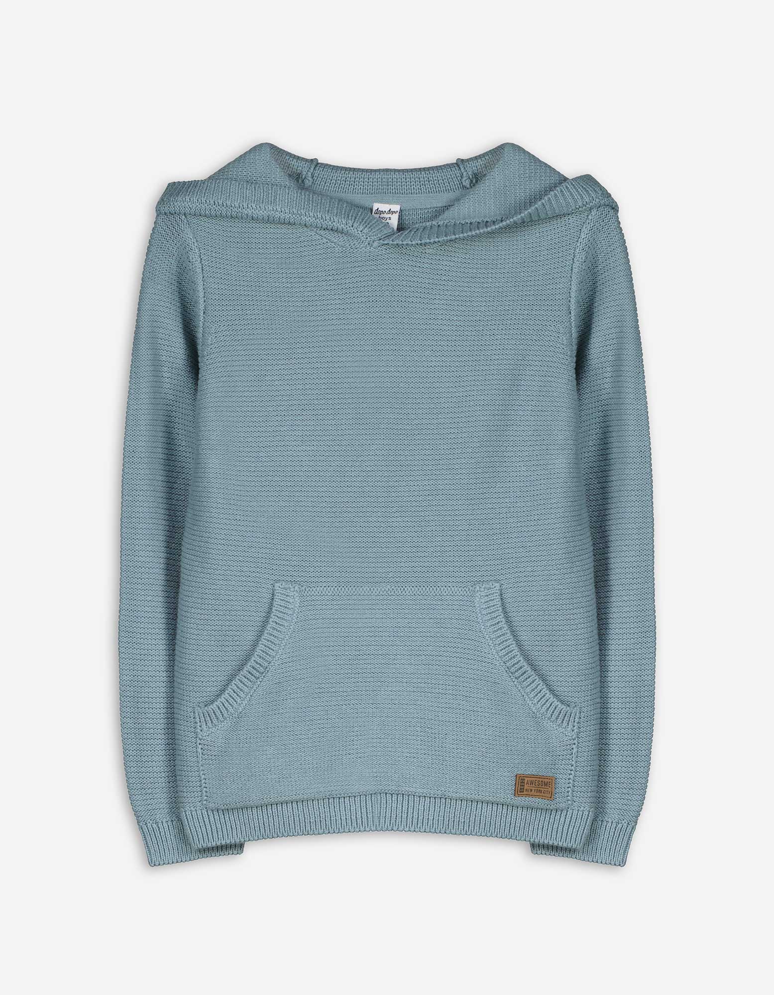 Kinder Hoodie - Strick, Takko, hellblau