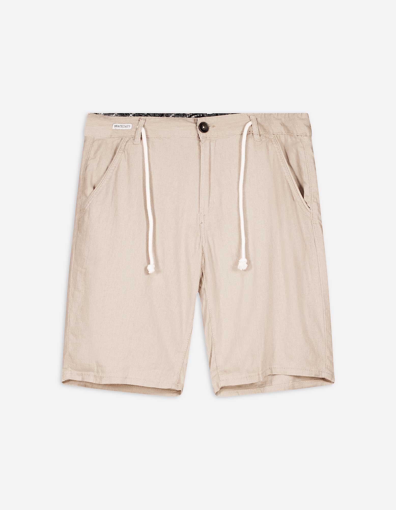 Herren Chinoshorts - Leinen-Mix, Takko, beige 31