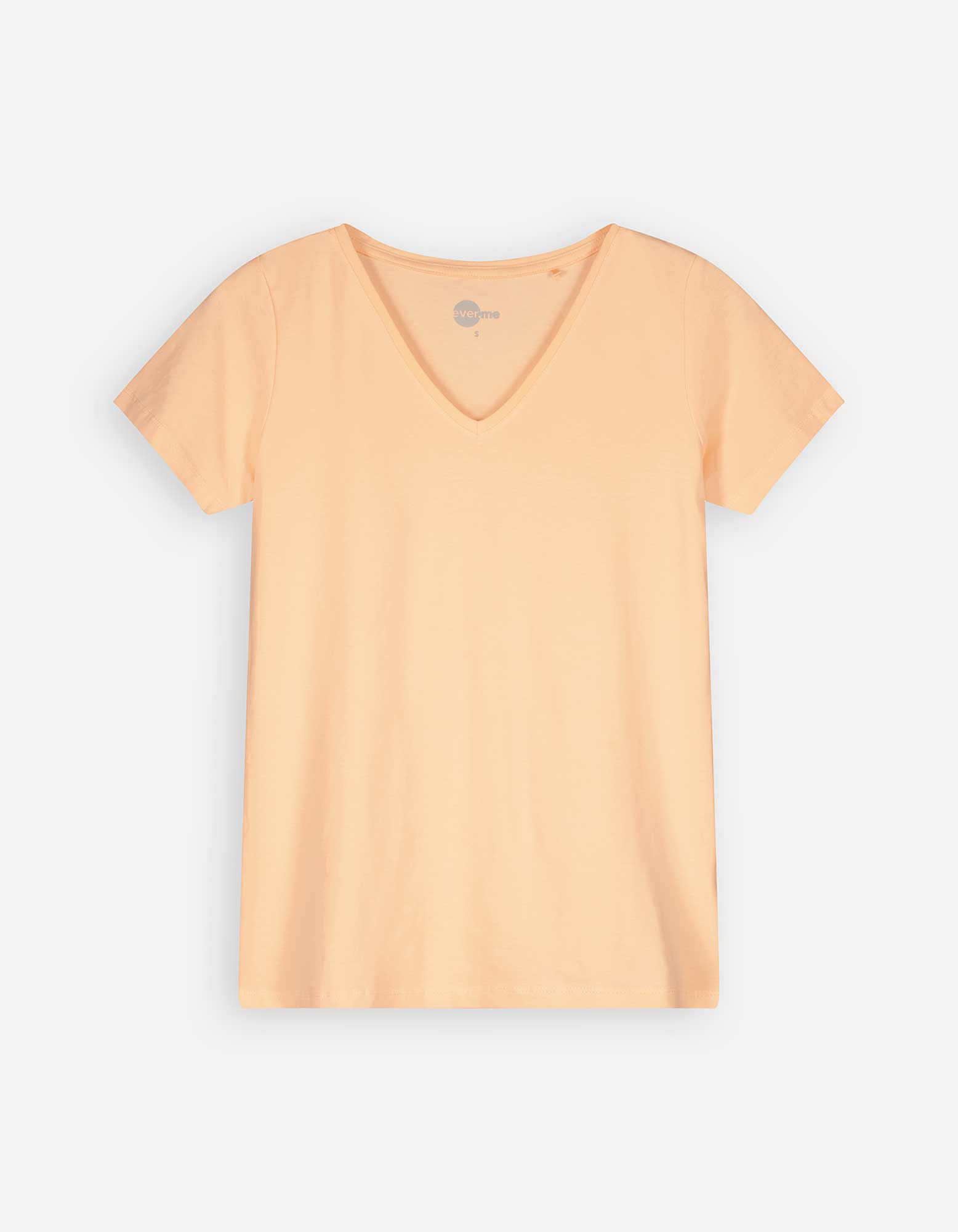 Damen T-Shirt - Basic, Takko, orange XS