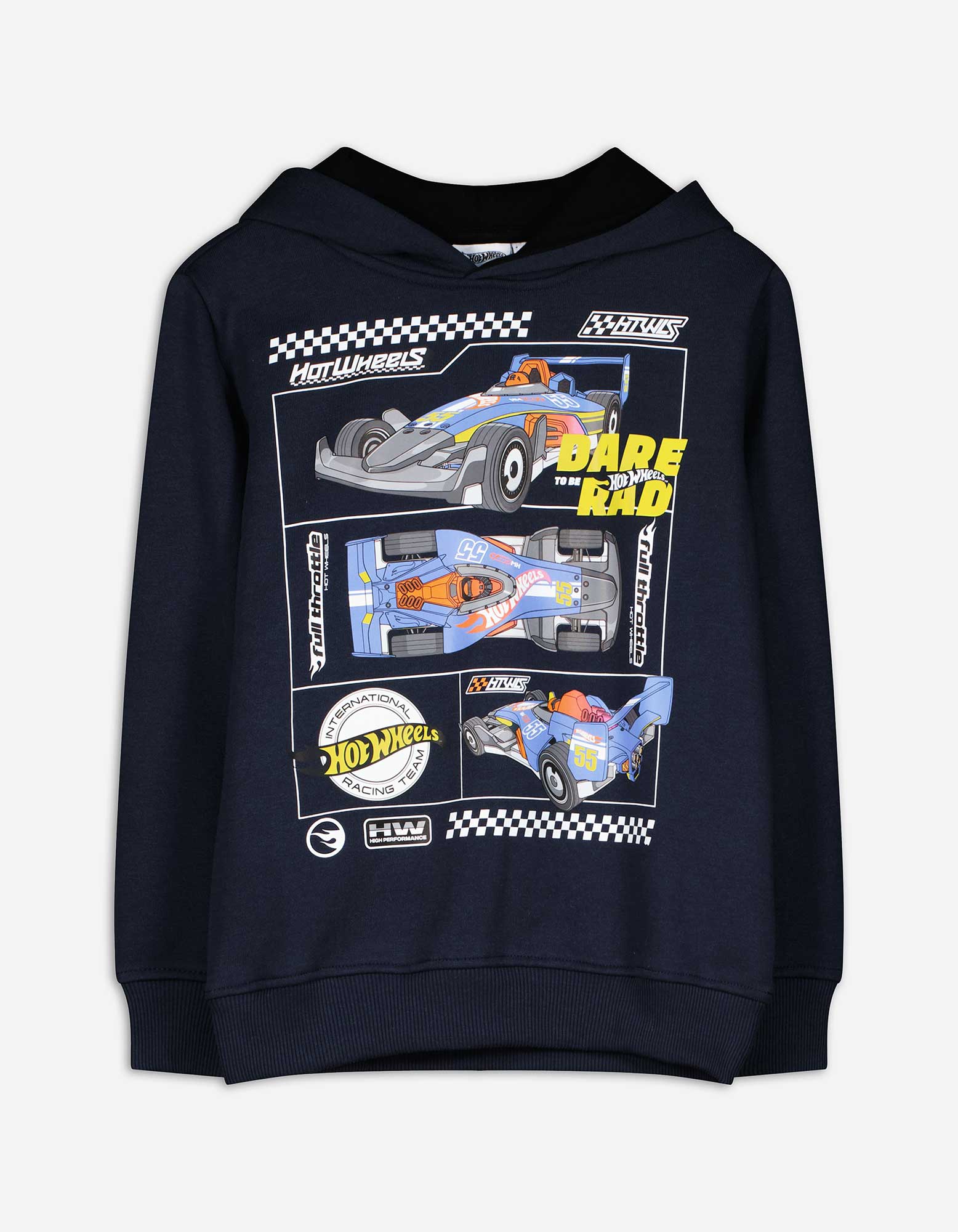 Kinder Hoodie - Hot Wheels, Takko, dunkelblau