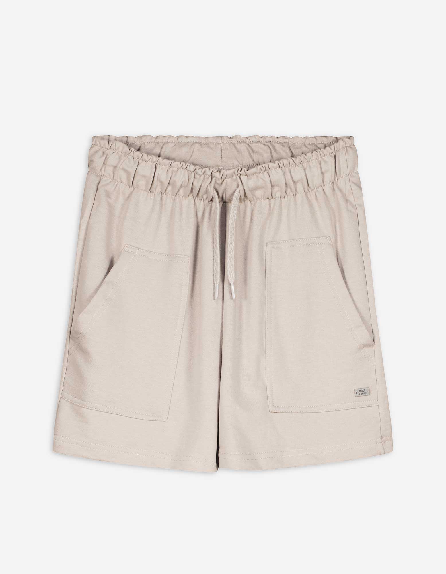 Kinder Shorts - Aufgesetze Taschen, Takko, beige