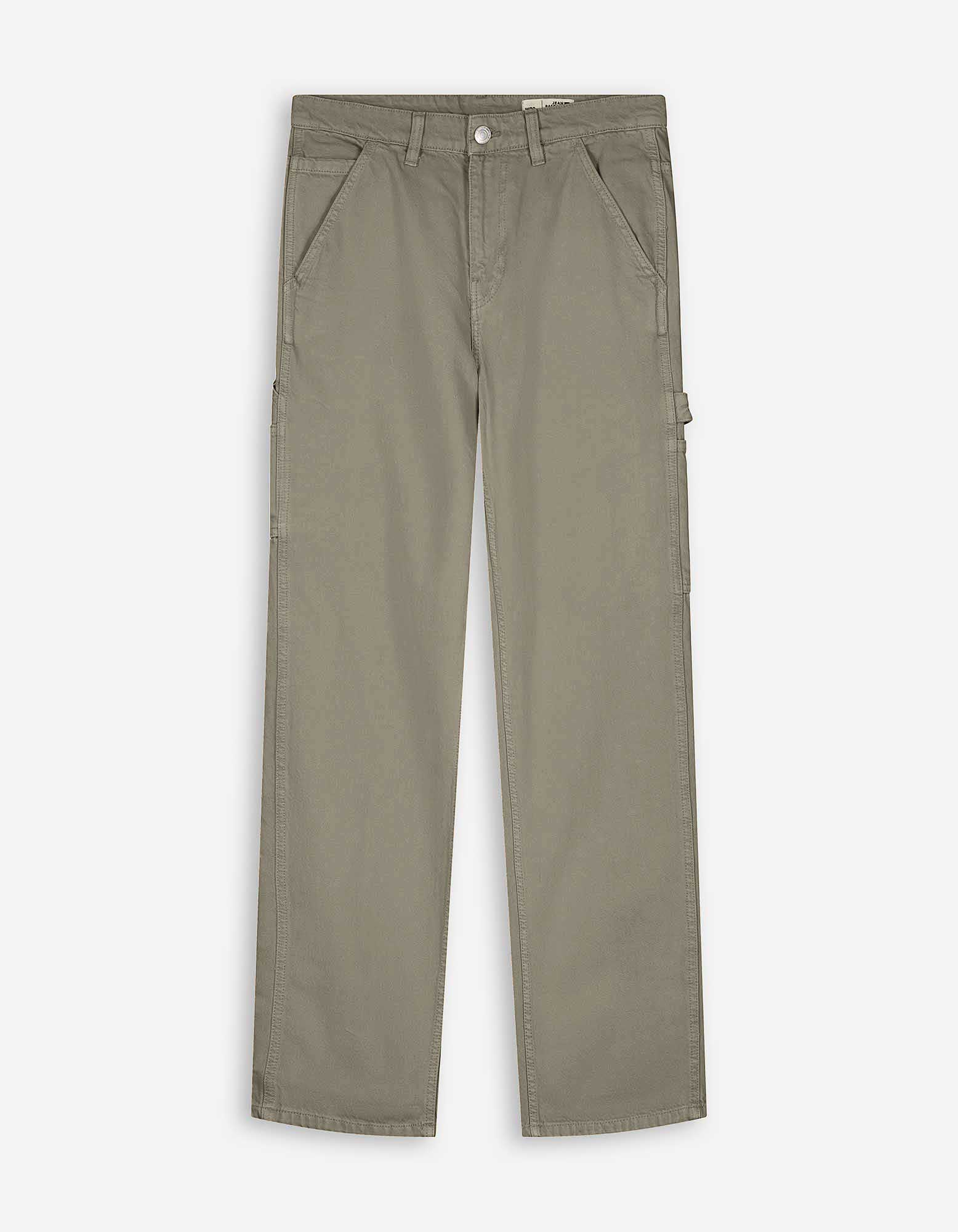 Herren Cargohose - Coloured-Denim, Takko, grün 29