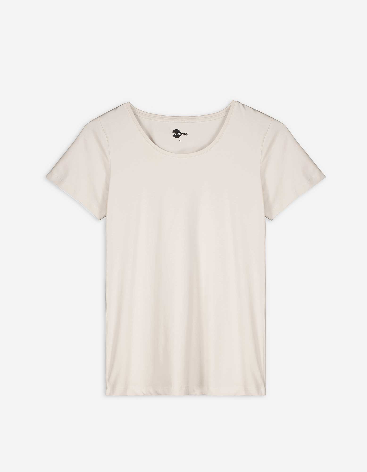 Damen T-Shirt - Basic, Takko, beige XS