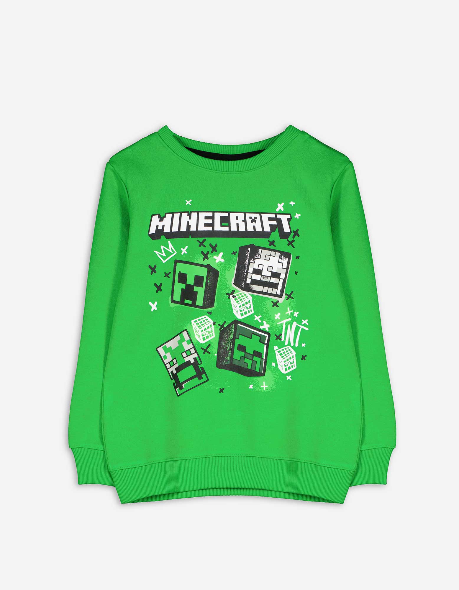 Kinder Sweatshirt - Minecraft - grün, Takko, grün